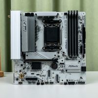 蘑菇爱搞机 篇零：9850X3D开不开PBO都一样？非也！华擎B850M Pro RS White匠心主板