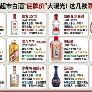 古井贡酒年份原浆古20 52%vol 浓香型白酒500ml*6瓶整箱装【报价价格