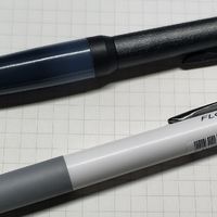 三菱笔后SXN-1000 VS 派通浮游笔BZN205