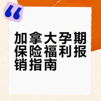 🇨🇦孕期保险福利| 用好立省几千刀💸