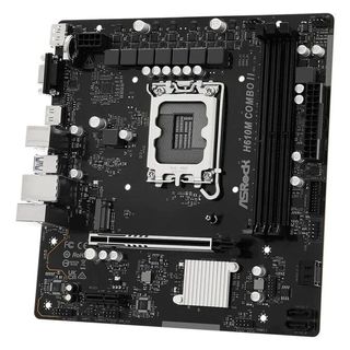华擎发布H610M COMBO II主板双D5+单D4内存插槽，带PCIe 5.0显卡插槽