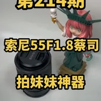 【小卖部第214期】索尼人像镜头55F1.8搭配蔡司镀膜技术！非常适合拍摄人像写真！全画幅镜头！有需要的小伙伴看鱼，鱼同名！#摄影器材 #索尼镜头 #相机 #微单 #镜头