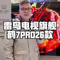 AWE会展报告-雷鸟电视 雷鸟鹤7Pro26款，第四代液晶电视再升级，AWE逛展，感受新品旗舰的魅力。#雷鸟电视 #雷鸟鹤7Pro26款 #AWE2026 #电视怎么选