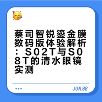 s02t和s08t搭配蔡司智锐鎏金膜效果