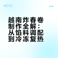 越南炸春卷～已经完全拿捏