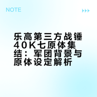 乐高第三方 战锤40K 原体集结！