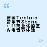 一般人不知道的德国Techno音乐节🇩🇪Stone