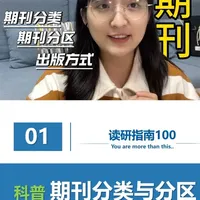 一个视频搞懂期刊分类、期刊分区、期刊出版…… #干货  #sci #核心 #期刊 #读研