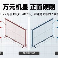 2026年还在纠结TCL Q10L和海信E8Q？万元机跌到七八千，现在捡漏去年的机皇香不香？游戏看球选海信E8Q，关灯看片选TCL Q10L？两台旗舰同框对比