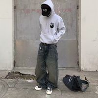 BLINDNOPLAN 这条廓形捏褶牛仔，把松弛感与显瘦焊在身上✨