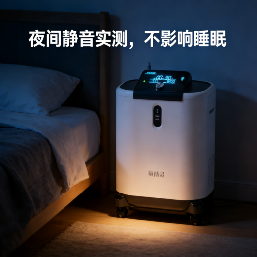 28分贝静音+直流变频，解决家用制氧机两大痛点