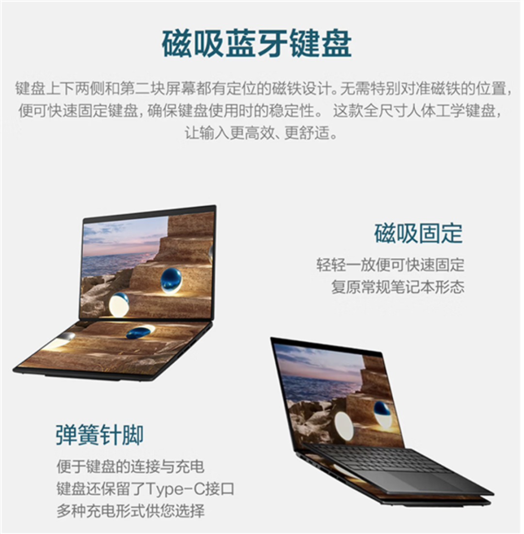 酷睿Ultra X9加持 华硕灵耀14 双屏 2026:双屏黑科技拉满 生产力天花板!