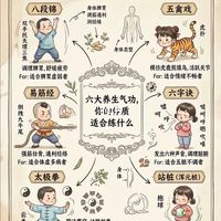 中医六大养生气功图鉴