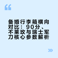 备婚好物分享 | 行李箱篇 | 90分/瑞士军刀