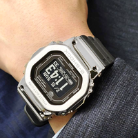 G-SHOCK也玩智能了？GM-H5600开箱：不锈钢圈+心率，加价你接受吗