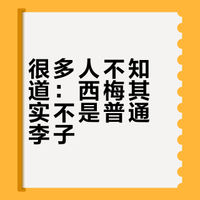 很多人不知道:西梅其实不是普通李子