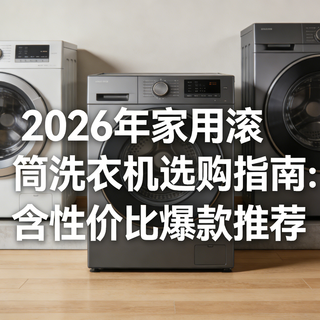 2026 年家用滚筒洗衣机选购指南：含性价比爆款推荐