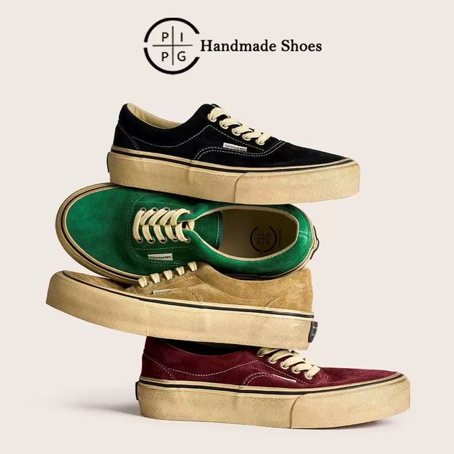 日系复古魂穿镰仓｜PIPG 翻毛皮厚底帆布鞋，小个子本命神鞋✨