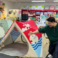 新型帐篷，好看又实用，草地沙滩大风天都可用！ #帐篷 #露营帐篷 #带娃出游