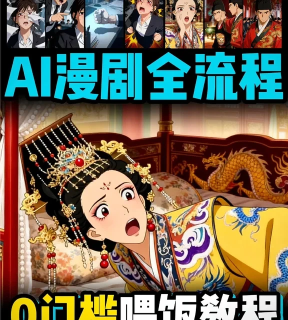 AI漫剧制作全教程！手把手生剧本+分镜+视频