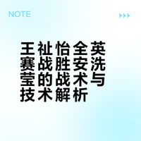 王祉怡在全英羽毛球公开赛赢安洗莹的原因是什么?