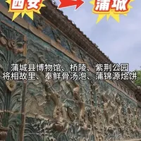 西安出发蒲城一日游，百元以内，快来收下这份宝藏路线！将相故里，文化底蕴深厚，碳水美食多样，周末假期遛娃出行好去处。#大学生旅游攻略 #西安出发#蒲城美食 #蒲城 #周末遛娃