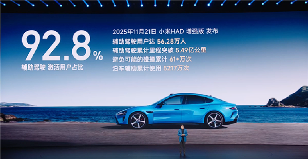 2年走过同行10年走的路!新一代小米SU7全系配激光雷达辅助