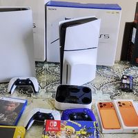 今天新收了一堆数码产品（手机游戏机笔记本）