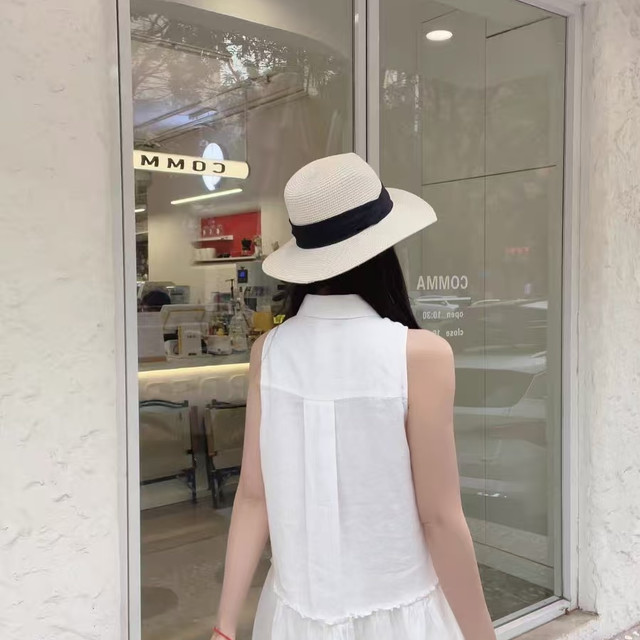 夏日白月光✨MAX&Co. 亚麻帆布小白裙封神