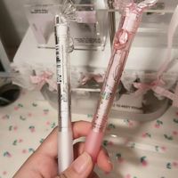 冰晶蝴蝶按动中性笔｜颜值与实力双在线，刷题也能仙气满满✨