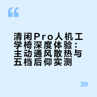 人体工学椅都卷成这样了？连通风都有了……清闲Pro人机工学椅深度体验报告。#清闲动态人机工学椅Pro##人体工学椅##开箱# 小祥啰啰嗦的微博视频