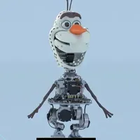 组装一个雪宝机器人⛄️ #迪士尼 和#英伟达 联手，用Omniverse虚拟世界和牛顿物理求解器，让#雪宝 学会了像真实生物一样走路和保持平衡，还能和人们自然接梗互动！