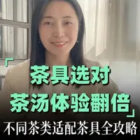 好的茶器是能为茶汤体验加分的，今天为大家分享不同茶如何选择适合的茶器#茶器#茶具#泡茶