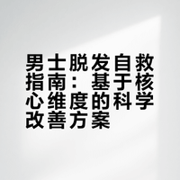 男士脱发自救，生发技巧