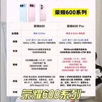 荣耀600系列稳了！GCF认证落地，Q2毕业季正式发布。6.57英寸直屏、金属中框，9000mAh大电池+无线充，2亿像素影像升级，3D超声波指纹+旗舰芯，堆料超猛，预算党值得蹲一波！