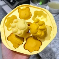 无糖无油 南瓜苹果蒸糕，宝宝自主进食首选
