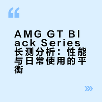 有了两台amg gt black series