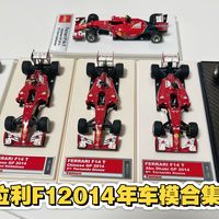 2014年F1法拉利车模展示