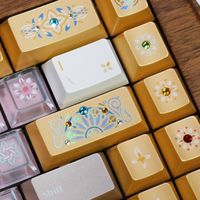 不是？！“镶钻”键帽❓继永恒之枪后又一力作！《花窗》键帽