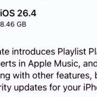 8.4GB！iOS26.4正式版定档，安全修复拉满，苹果AI依旧跳票