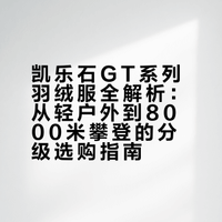 凯乐石GT系列羽绒服盘点｜一篇看懂怎么选？