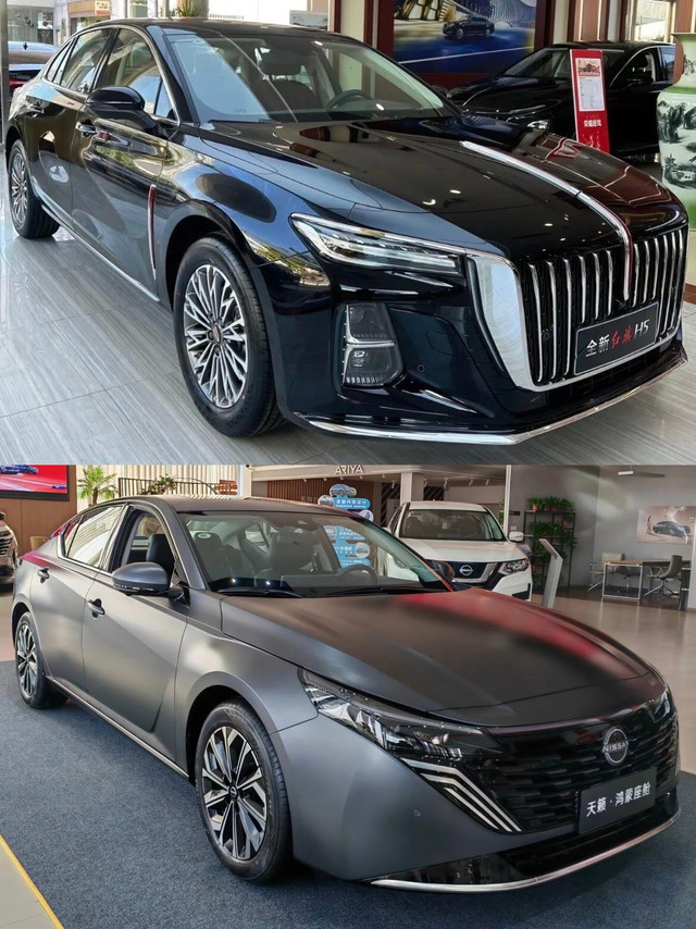 12万买B级车：红旗H5与天籁对比