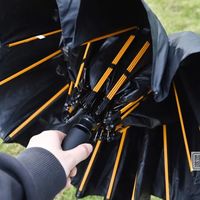 雨季必备！晴雨两用黑胶伞【科学捡漏仅25元】12骨抗风耐用骨架+玻纤伞骨！105cm大尺寸直径，雨天不慌，晴天不晒，大风天气也能顶得住！
