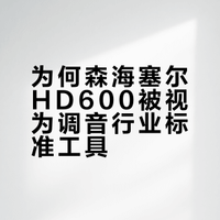 森海塞尔hd600为何受到耳机发烧友们普遍的赞誉？
