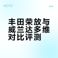 丰田双子星怎么选？荣放 vs 威兰达实测对比