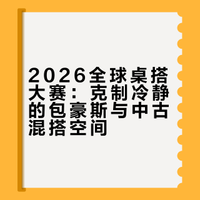 🖲2026全球桌搭大赛参赛作品分享|66