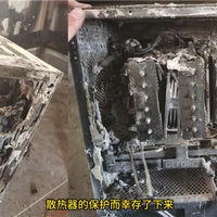 玩家房间失火：整机遭殃近乎烧成炭！张哥成功救回RTX 4060