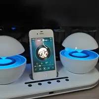 39 元高颜值桌面音响，双声道 + 氛围灯，360°动态环绕声！