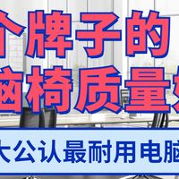 哪个牌子的电脑椅质量好？十大公认最耐用人体工学电脑椅