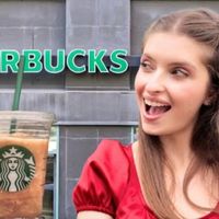 【如果没有天赋 那就一直重复】日常英语﹣英语口语 Teaching English at a Coffee Shop 在咖啡店教英语星巴克实景英语教学全英女外教